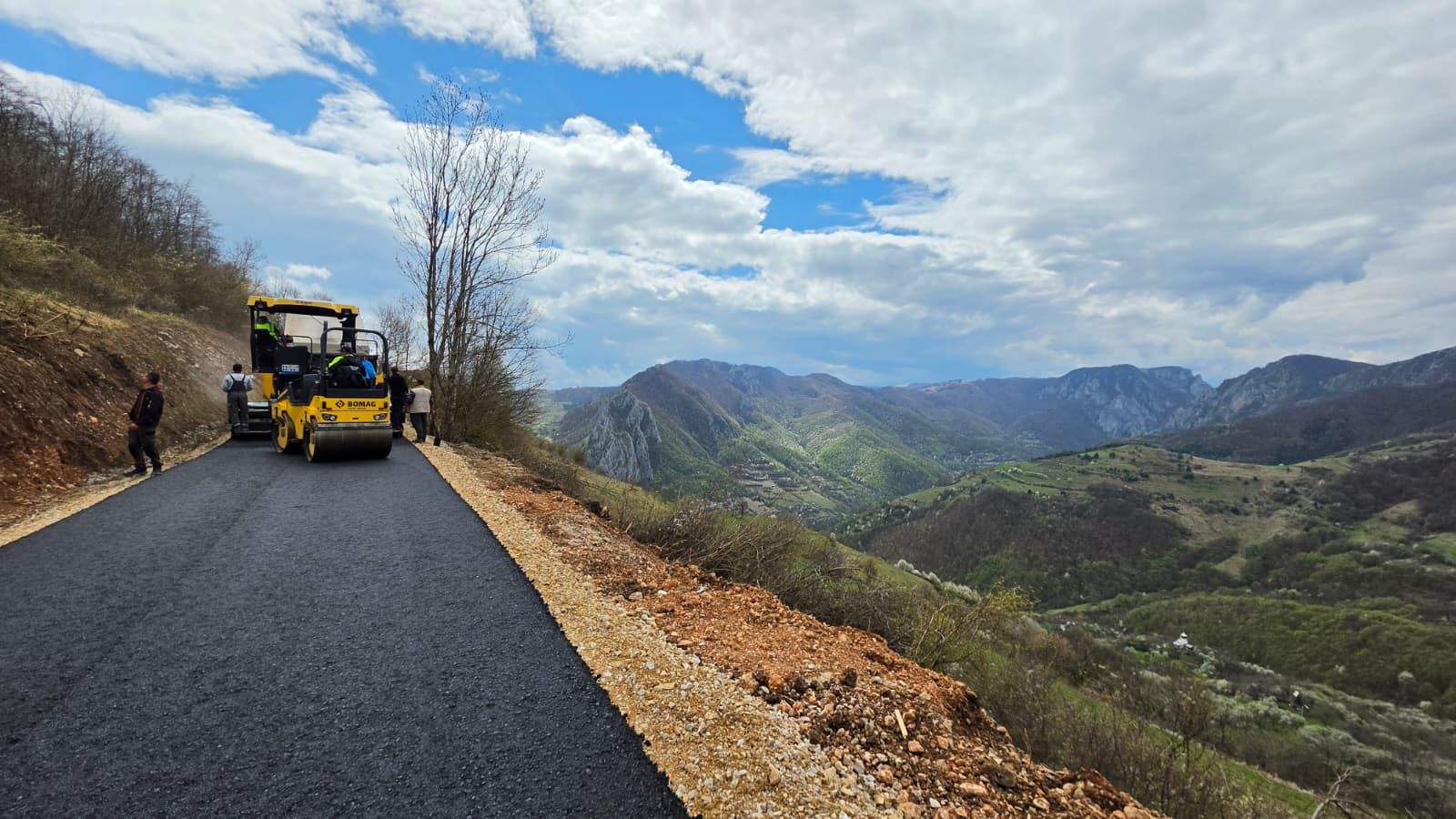 Straßenbauprojekt in St. Gallen in der Steiermark