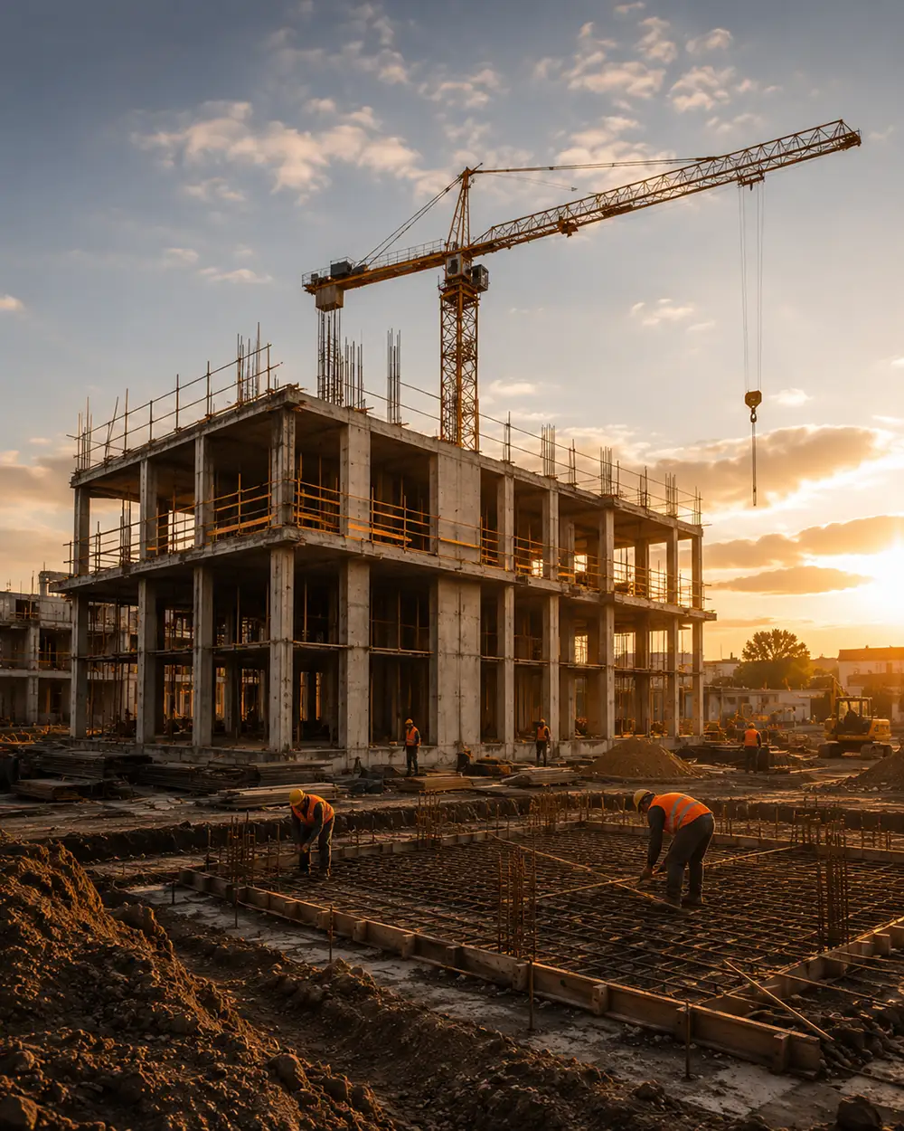 Baustelle von Alpenstein Konstruktionen
